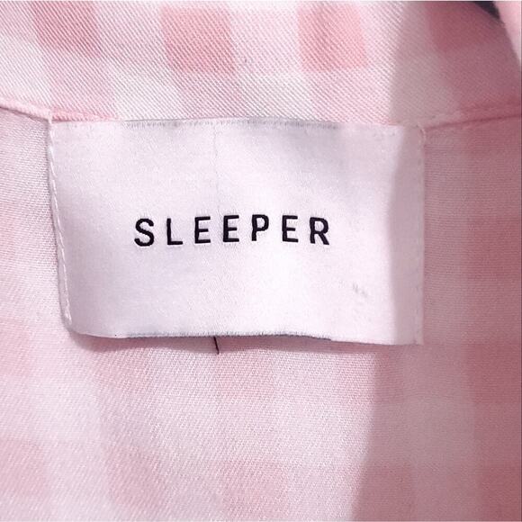 Sleeper Party Pajama Top in Pink Vichy L As seen on Sex and The City - Picture 13 of 16